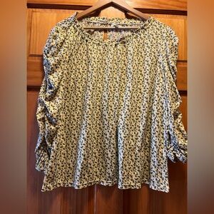 Max Studio Floral Blouse